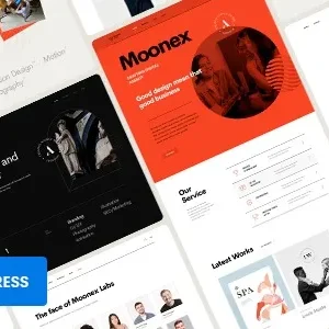 Moonex - Agency & Portfolio WordPress Theme