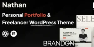 Nathan  – Personal Portfolio WordPress Theme