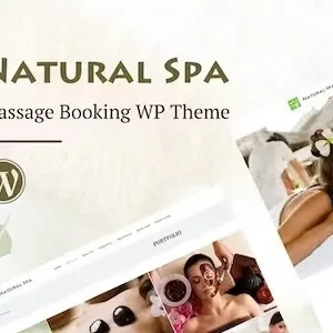 Natural Spa - Massage Booking Wordpress Theme