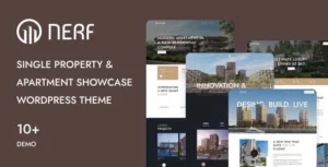 Nerf  – Single Property WordPress Theme