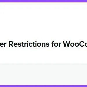 Order Restrictions for WooCommerce