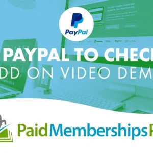 Paid Memberships Pro Add PayPal Express