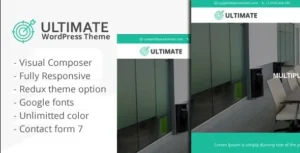 Ultimate  – Responsive Multiple Purpose WordPress Theme
