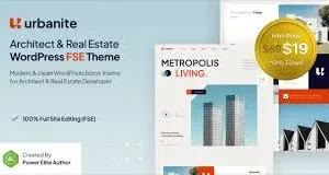 Urbanite – Architect & Real Estate Developer FSE WordPress Theme