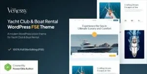 Venessy – Yacht Club & Boat Rental FSE WordPress Theme