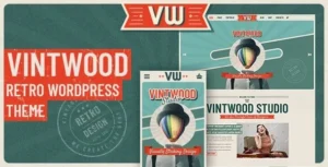 VintWood  – a Vintage, Retro WordPress Theme