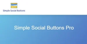 WPBrigade Simple Social Buttons Pro