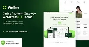 Wallex – Online Payment Gateway FSE WordPress Theme
