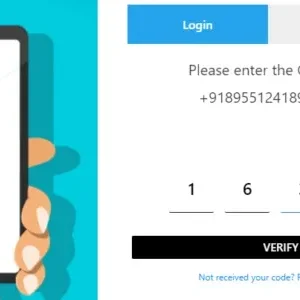 XooTix One Time Password (OTP) Login