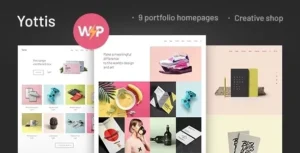 Yottis  – Personal Creative Portfolio WordPress Theme + Store