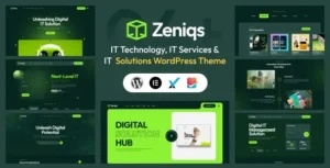 Zeniqs IT – Technology and IT Solutions WordPress Theme