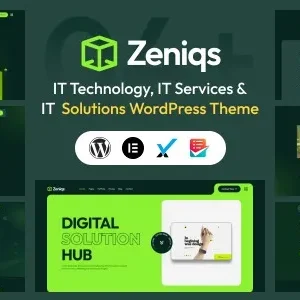Zeniqs IT - Technology and IT Solutions WordPress Theme
