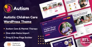 Autism – Autistic Children Care WordPress Theme