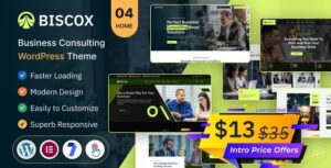 Biscox Business Consulting WordPress Theme