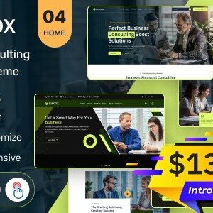 Biscox – Business Consulting WordPress Theme