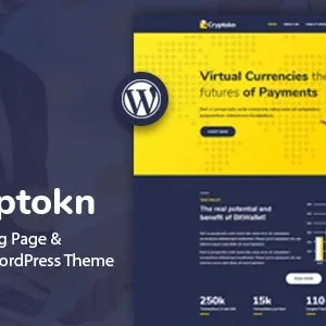 Cryptokn - ICO Landing Page & Cryptocurrency WordPress Theme