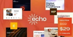 Echo – Digital Marketing & Creative Agency WordPress Theme