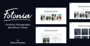 Fotonia – Portfolio Photography Theme for WordPress