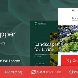 Grasshopper - Landscape Design and Gardening Services WP Theme