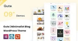 Gute – Minimalist Blog WordPress Theme