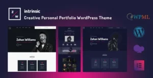 Intrinsic – Creative Personal Portfolio WordPress Themes
