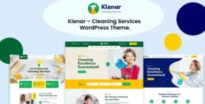 Klenar – Cleaning Services WordPress Theme + RTL