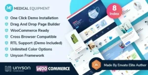 Medical Equipment  – eCommerce WordPress Theme