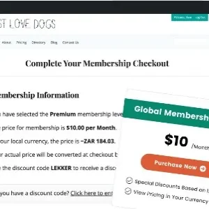 Paid Membership Pro Local Pricing