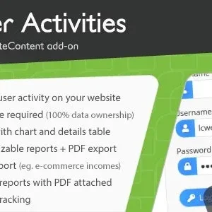 PrivateContent User Activities add-on