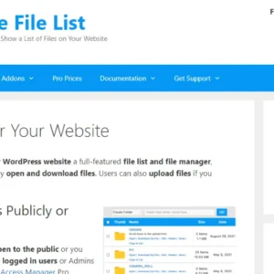 Simple File List Pro