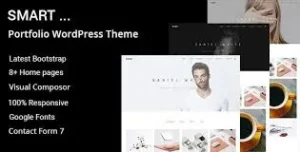 Smart – minimal portfolio WordPress Theme