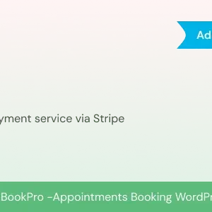 Stripe Payment Add-on for BookPro Plugin