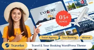 Travelor – Travel & Tour Booking WordPress Theme