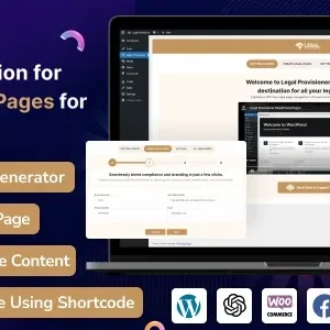 WordPress Legal Pages Generator Plugin with AI