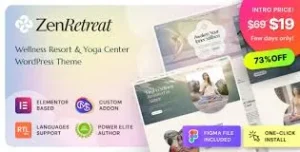 Zen Retreat – Wellness Resort, Spa & Yoga WordPress Theme