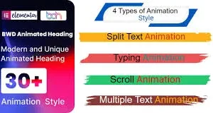 BWD Fancy Heading Addon for Elementor
