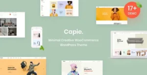Capie – Minimal Creative WooCommerce WordPress Theme