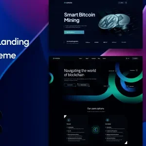 Coindox - ICO & Crypto Landing WordPress Theme