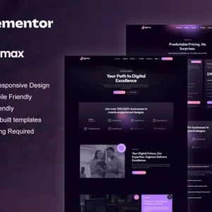 Digimax - Digital Marketing Agency Elementor Pro Template Kit