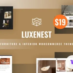 LuxeNest - Furniture & Interior WooCommerce WordPress Theme
