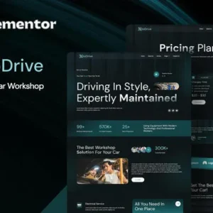 Otodrive - Modern Car Workshop Elementor Template Kit