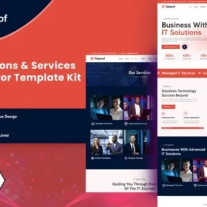 Tekprof - IT Solution & Technology Elementor Template Kit