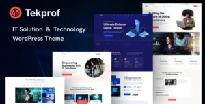 Tekprof – IT Solution & Technology Theme