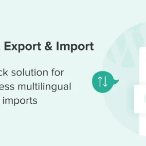 WP Multilingual Export and Import