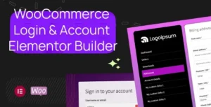 WooCommerce Login & Account Pages for Elementor