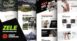 Zele – Fitness & Sports WordPress Theme