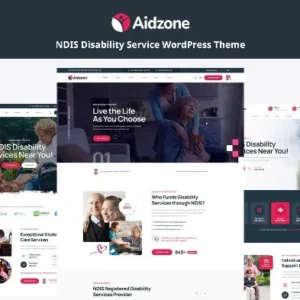 Aidzone - NDIS Disability Service WordPress Theme