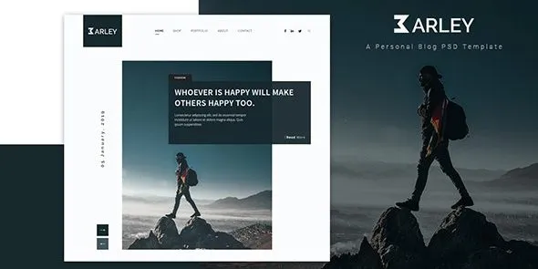 Barley - Creative Personal WordPress Blog Theme