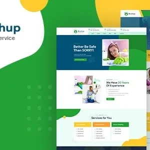 Brushup – Cleaning Service Company WordPress Theme