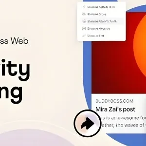 BuddyBoss Activity Sharing